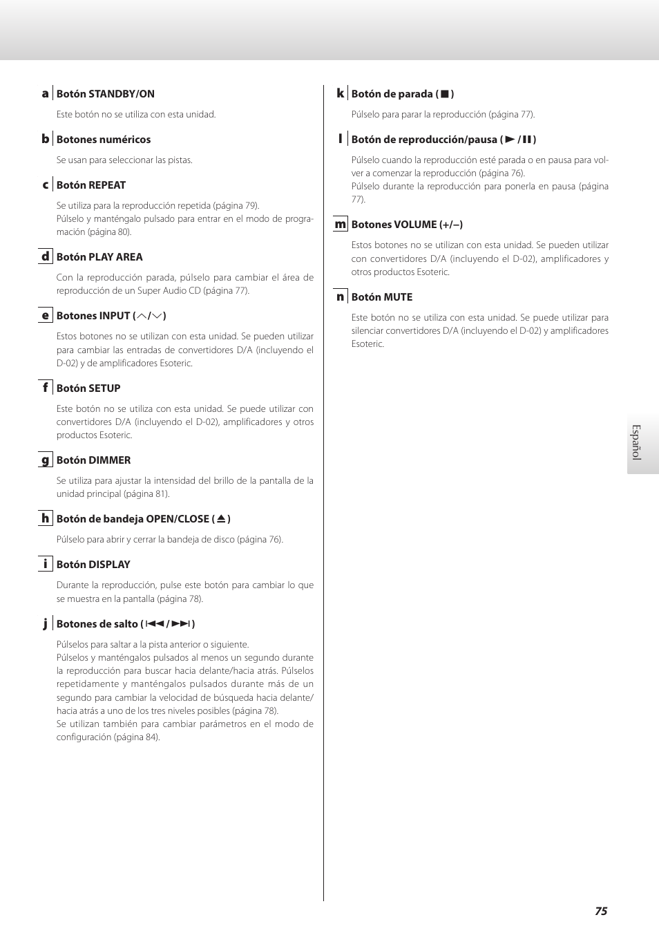 Teac K-05X User Manual | Page 75 / 96