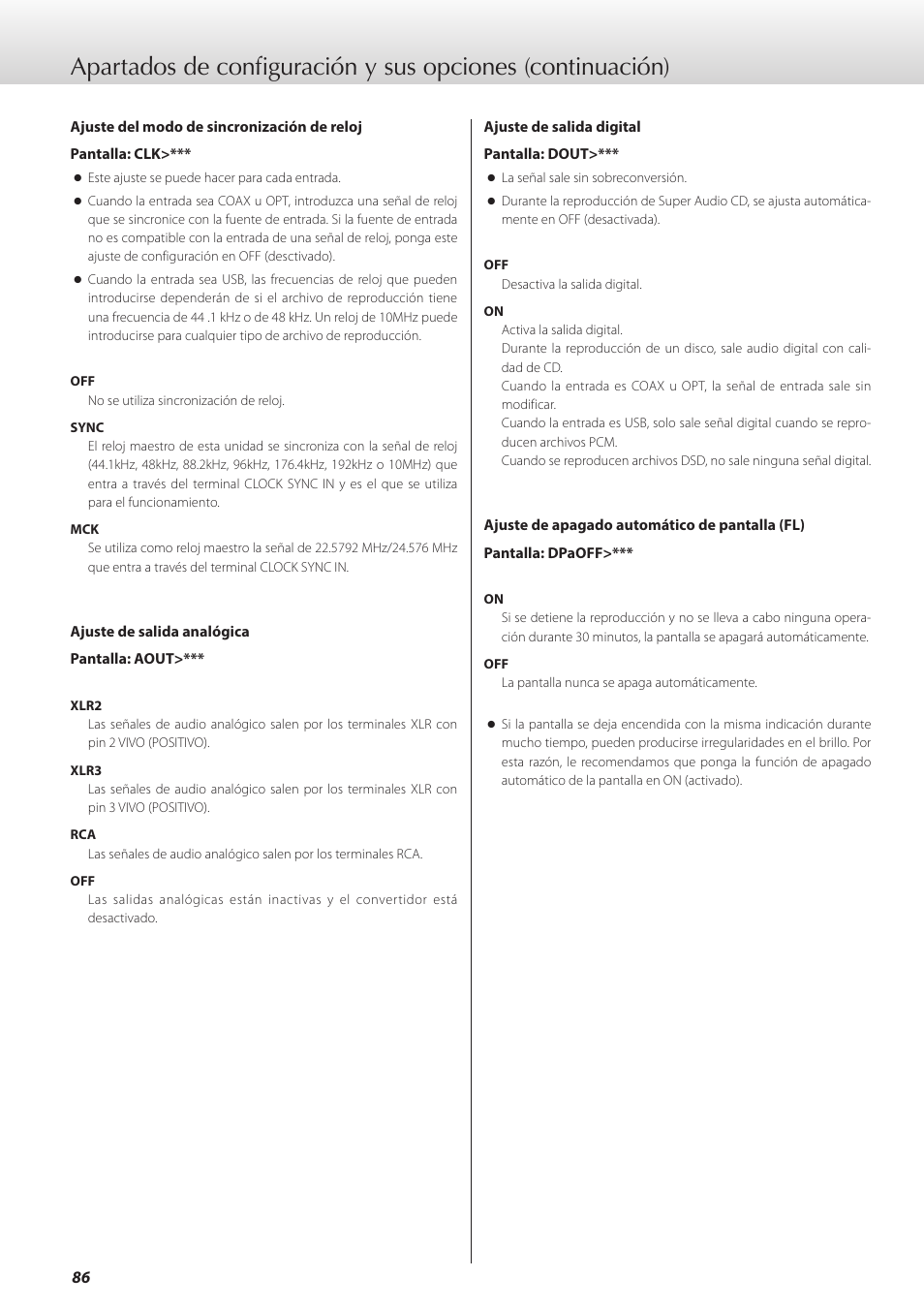 Teac K-05X User Manual | Page 86 / 96