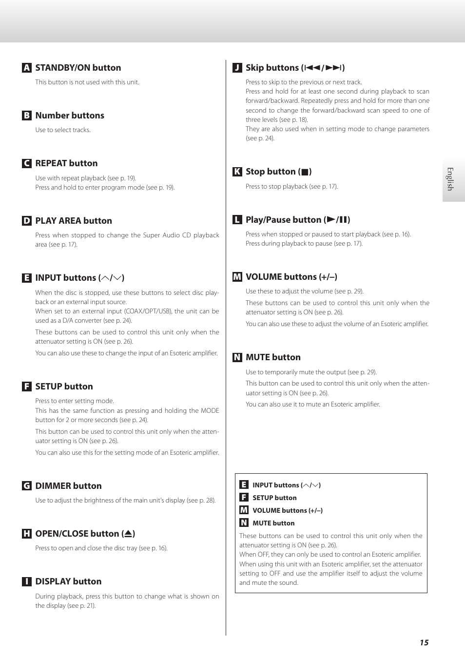 Teac K-07 User Manual | Page 15 / 96