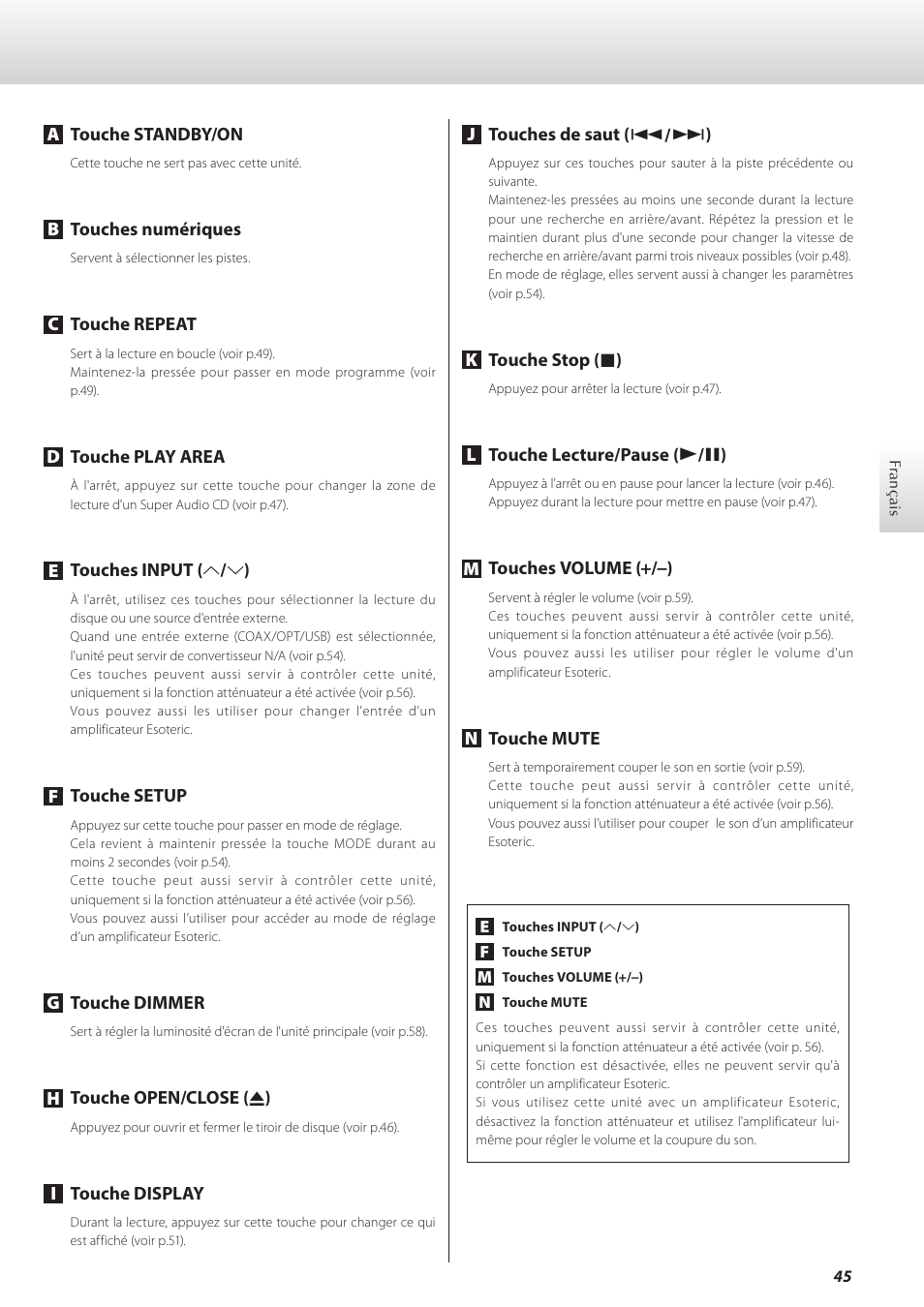 Teac K-07 User Manual | Page 45 / 96