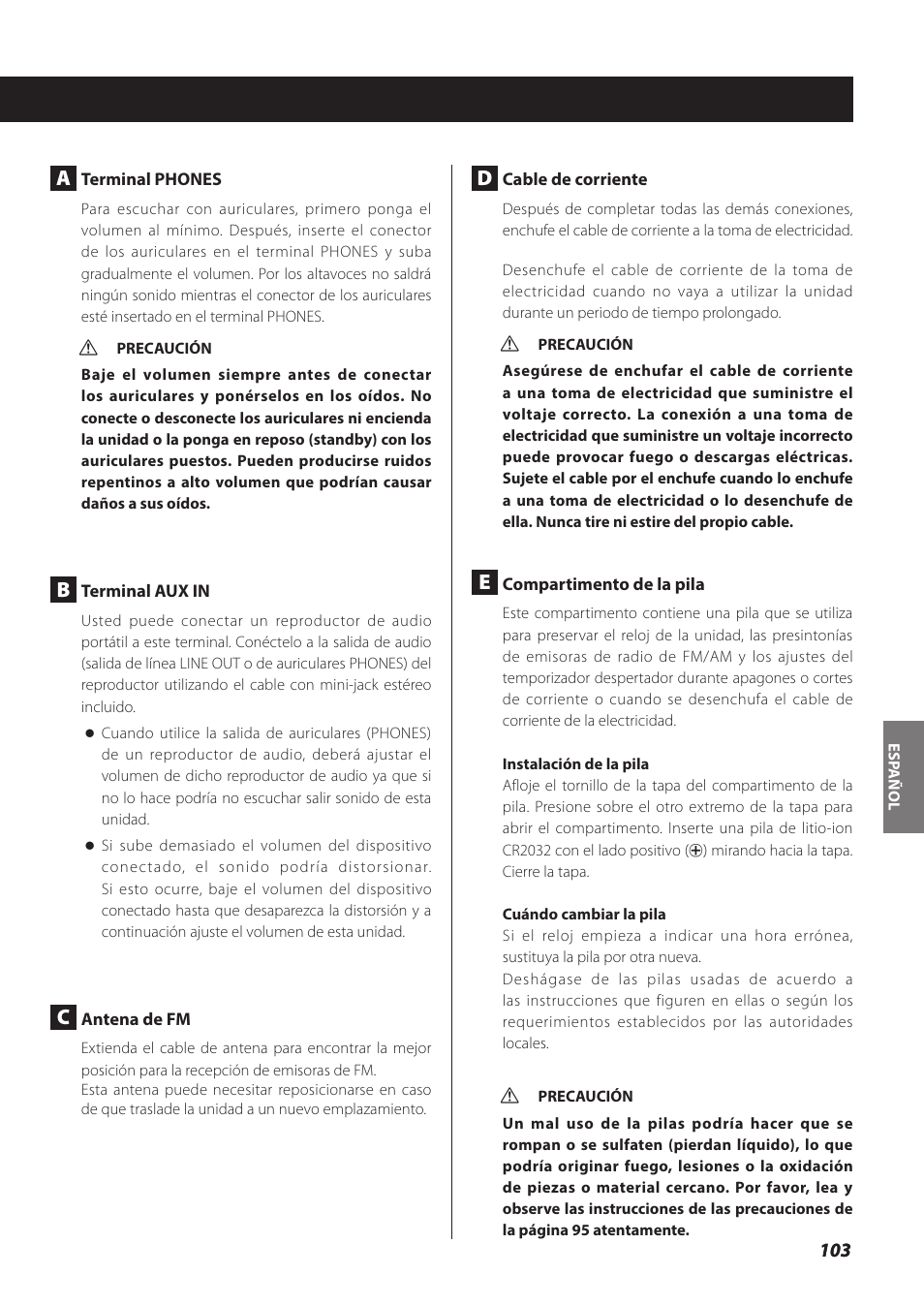 Teac SL-D930 User Manual | Page 103 / 140