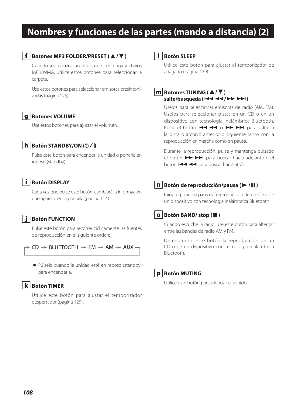 Teac SL-D930 User Manual | Page 108 / 140