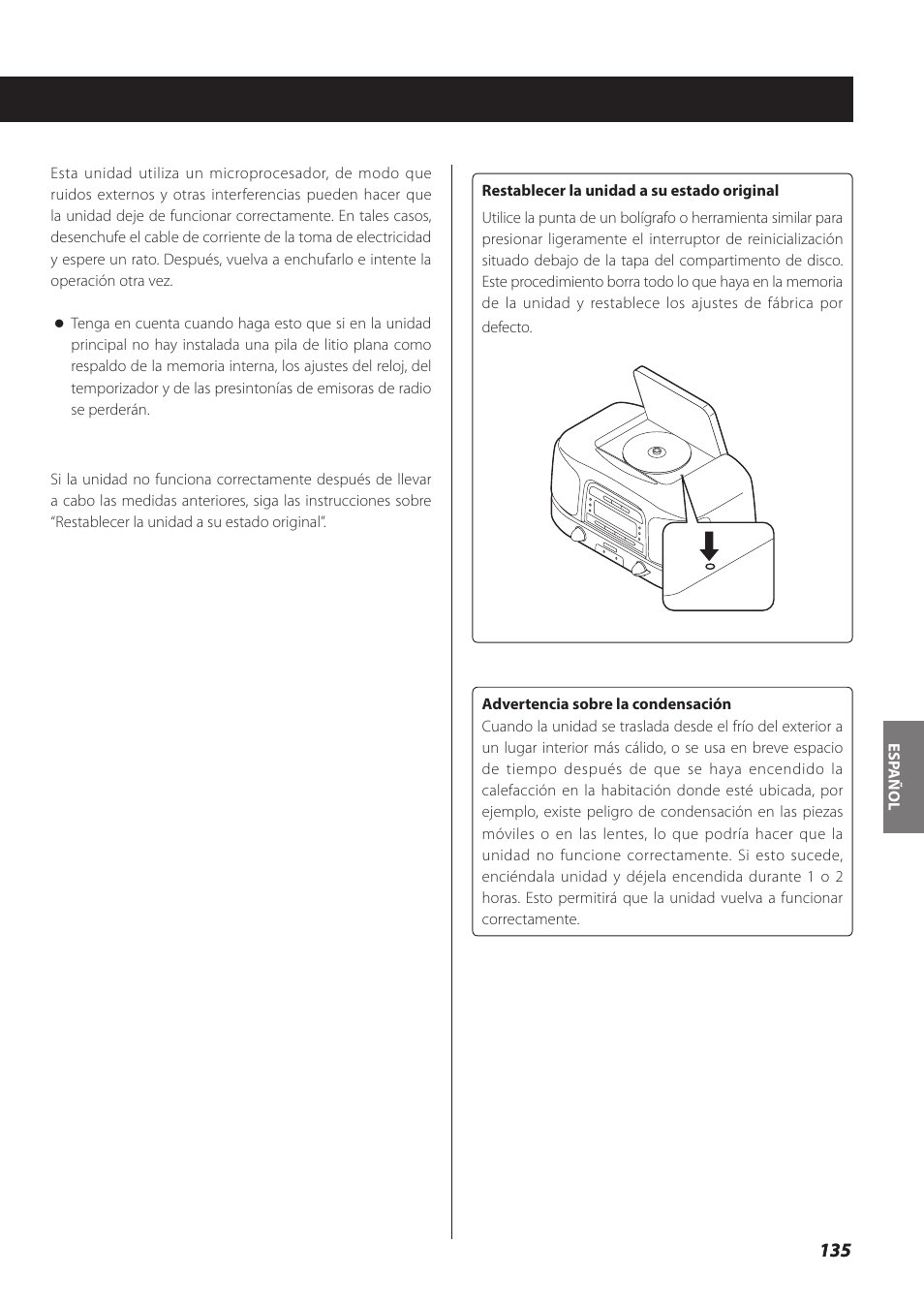 Teac SL-D930 User Manual | Page 135 / 140