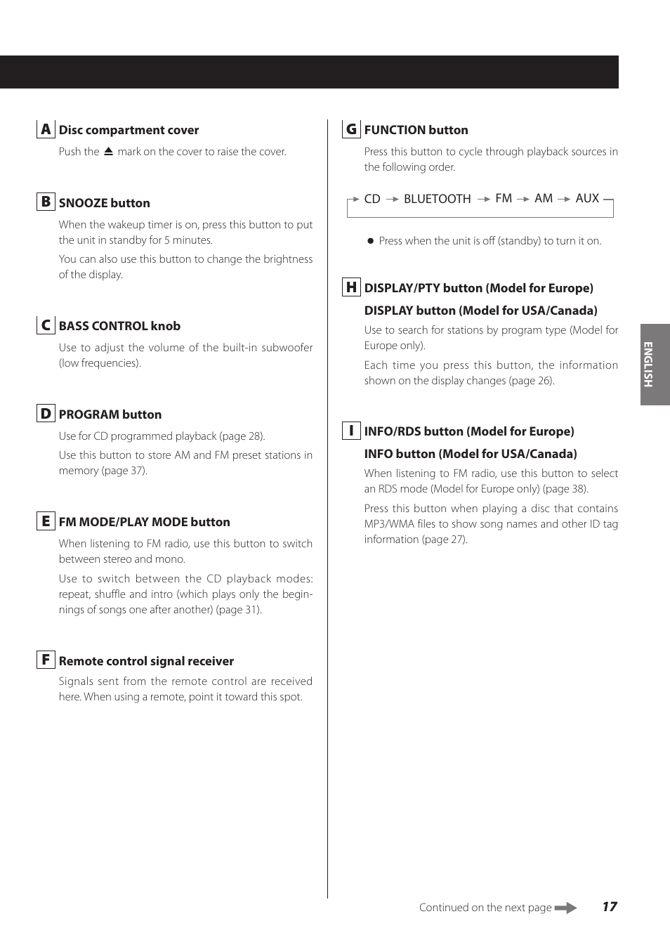 Teac SL-D930 User Manual | Page 17 / 140