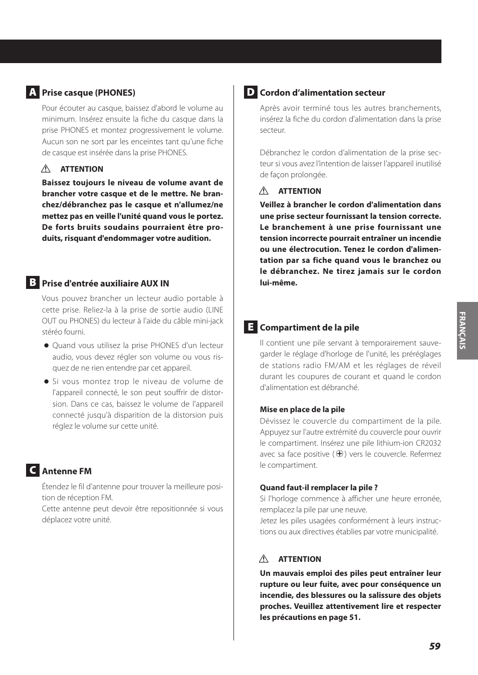 Teac SL-D930 User Manual | Page 59 / 140