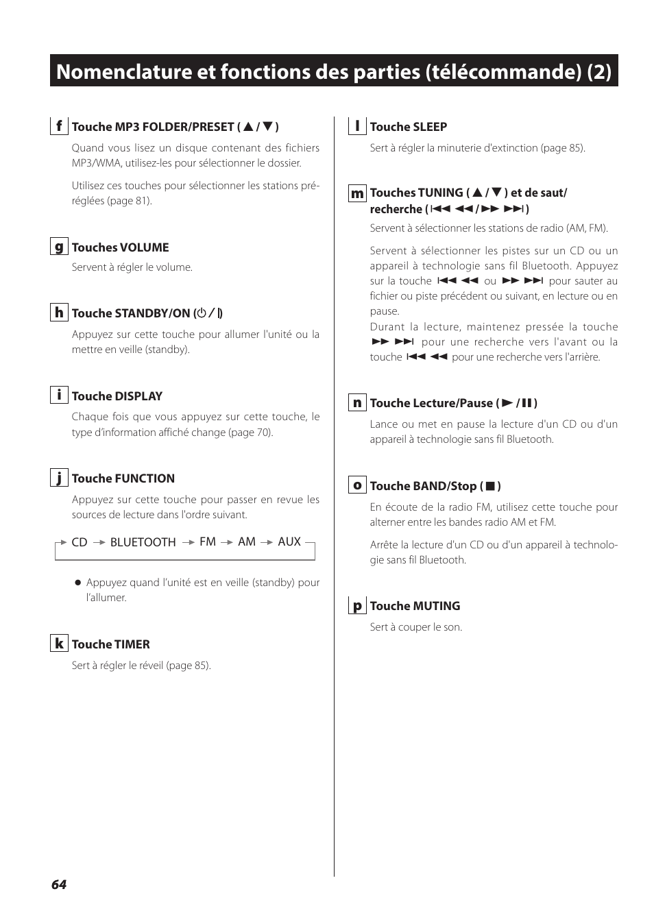 Teac SL-D930 User Manual | Page 64 / 140