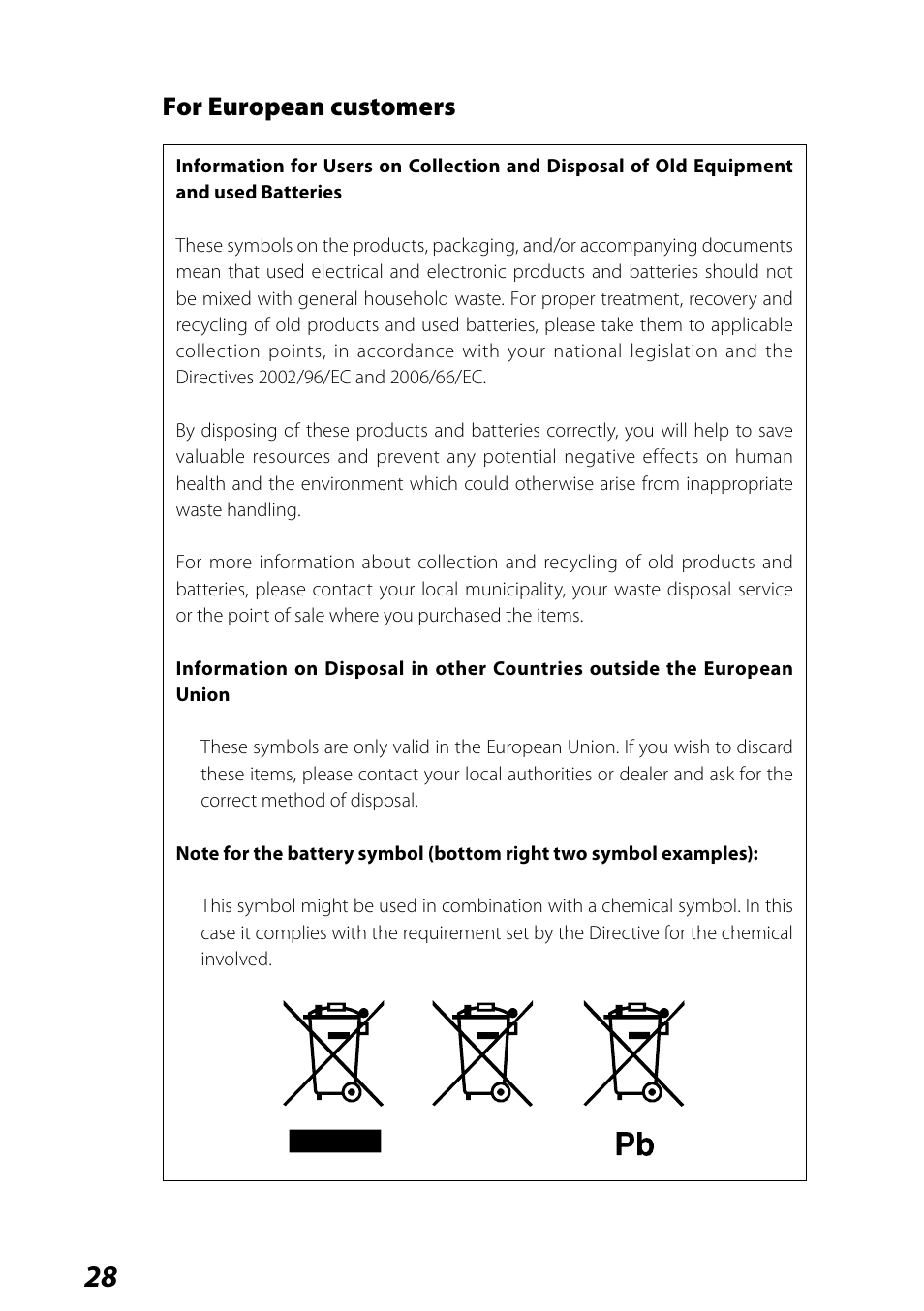 For european customers | Teac SR-LUXi User Manual | Page 28 / 84