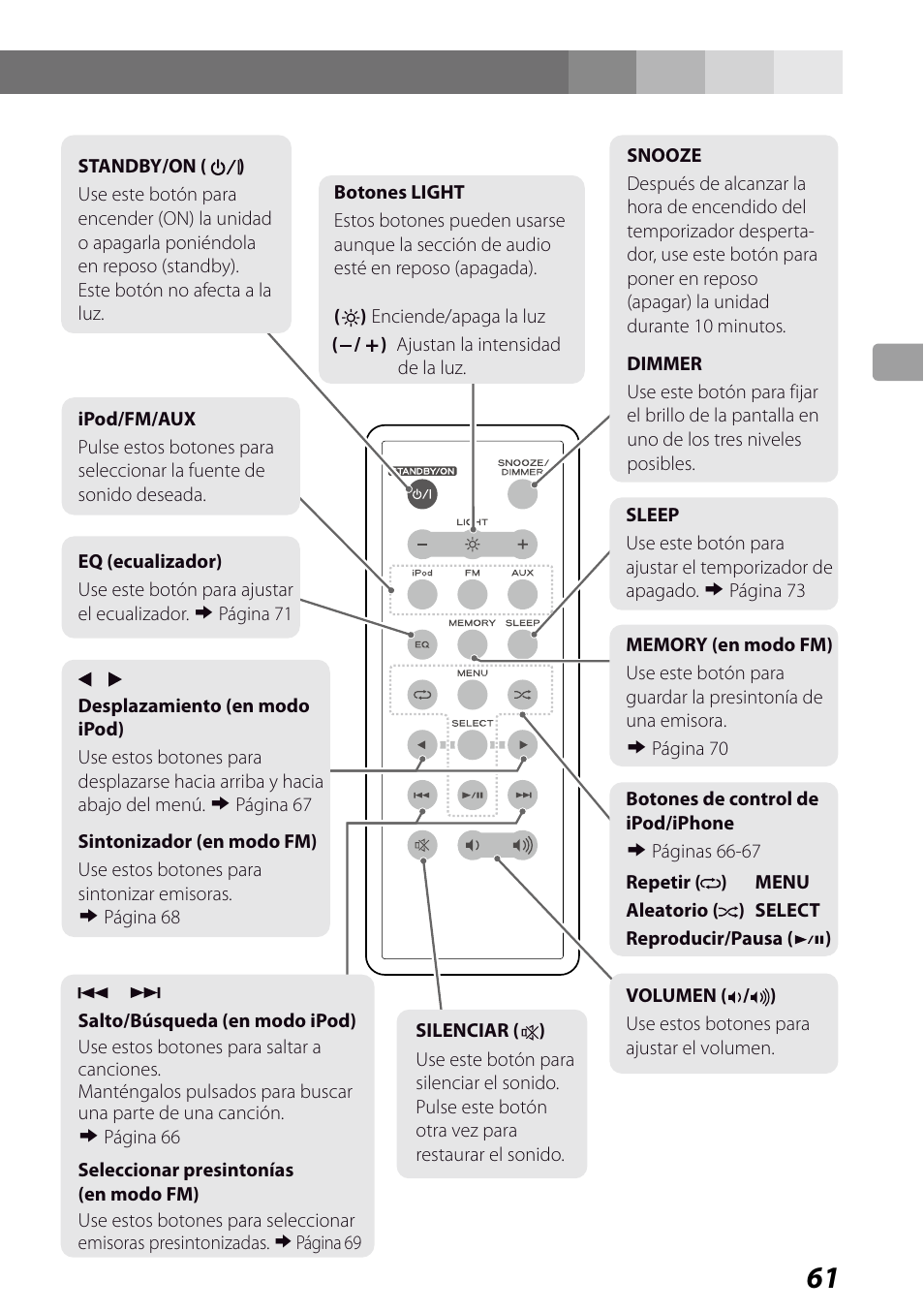 Teac SR-LUXi User Manual | Page 61 / 84