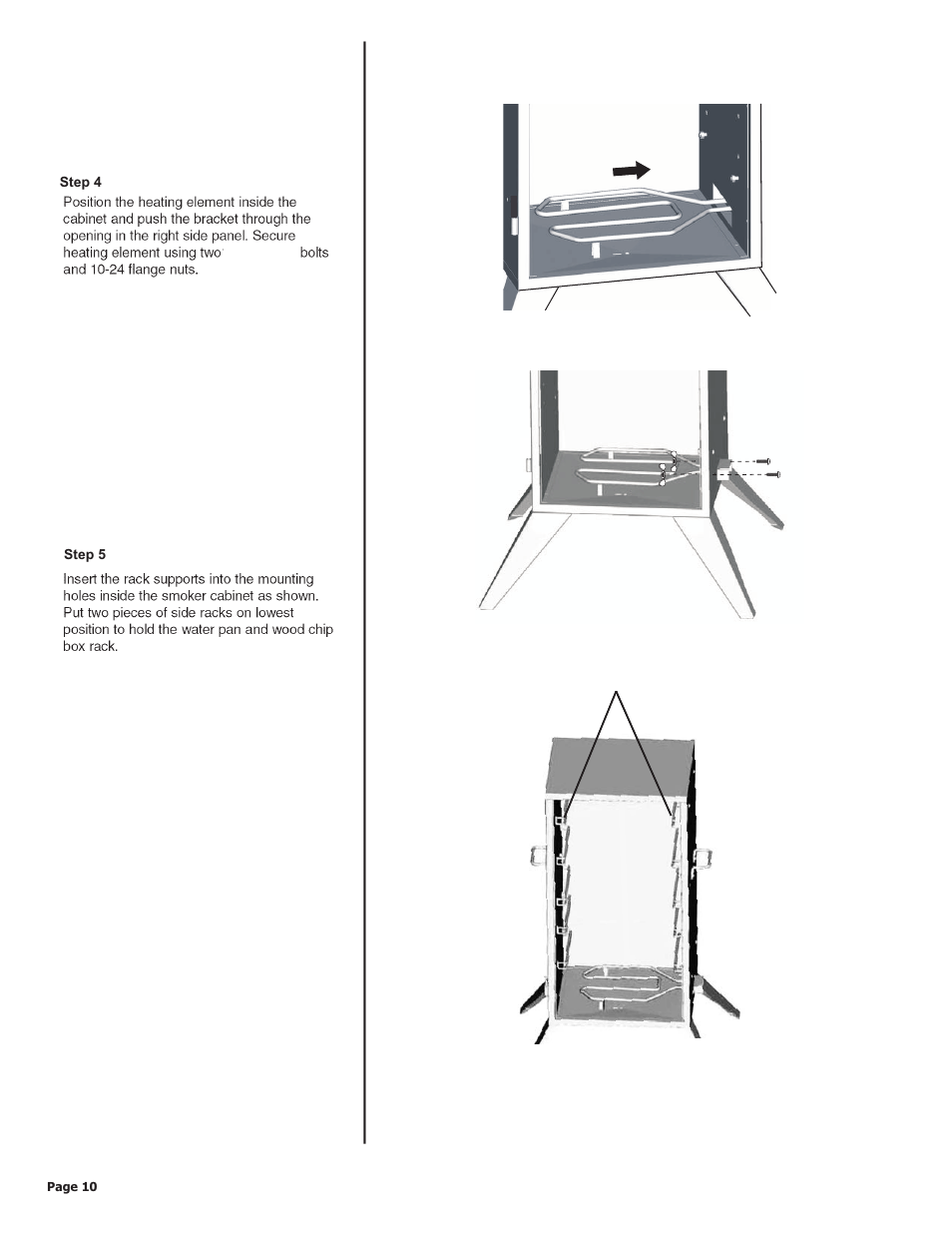 Char-Broil VERTICAL ELETRIC SMOKER 11201677 User Manual | Page 10 / 16