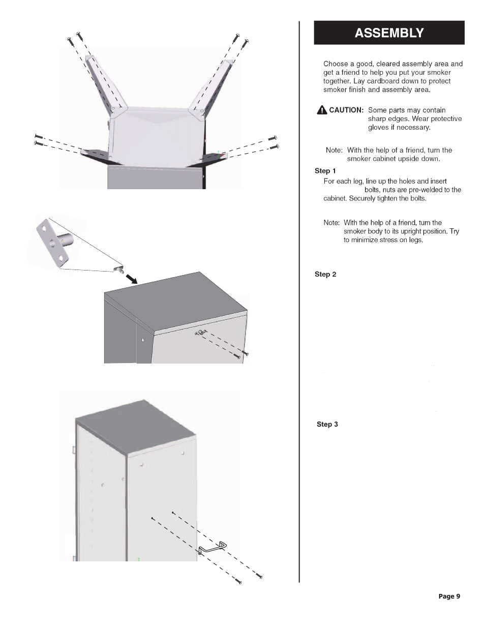Char-Broil VERTICAL ELETRIC SMOKER 11201677 User Manual | Page 9 / 16