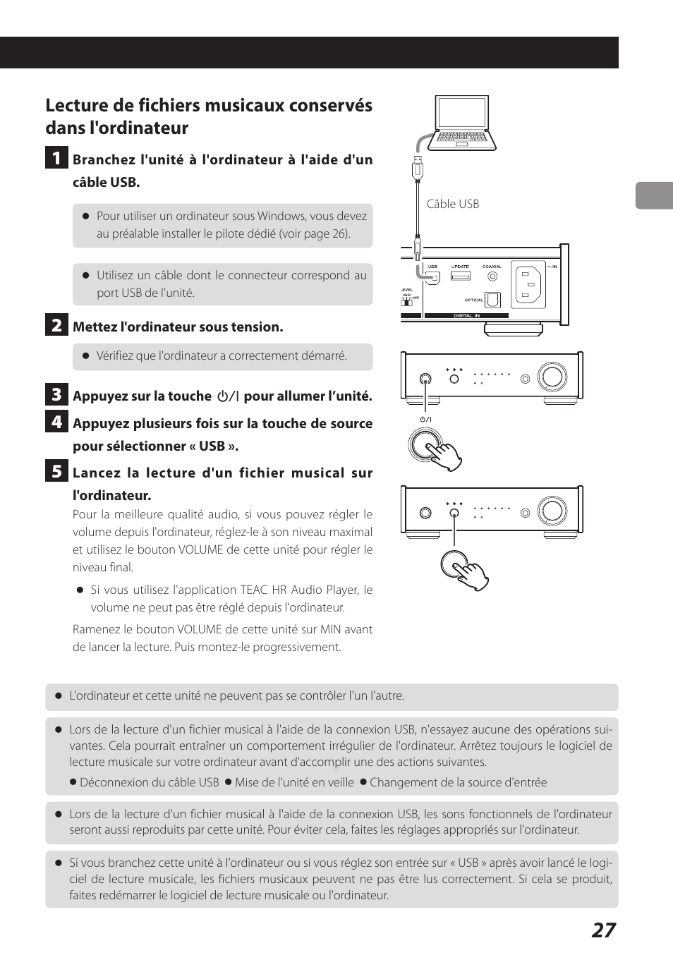 Teac UD-301 User Manual | Page 27 / 48