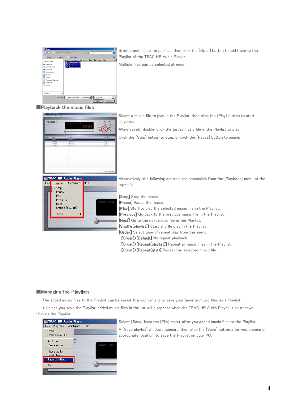 Teac UD-501 high-res User Manual | Page 4 / 7