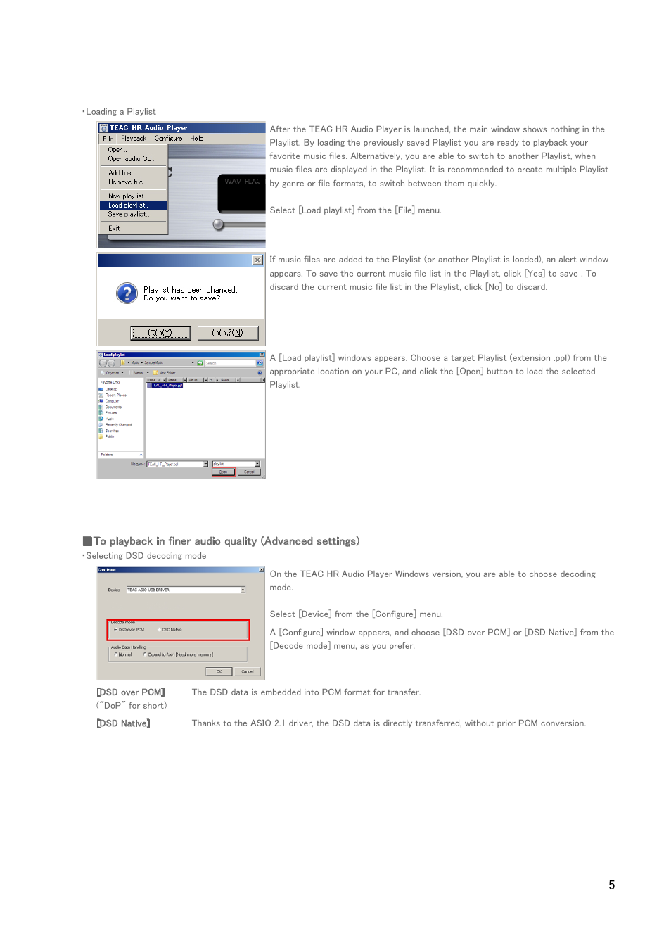 Teac UD-501 high-res User Manual | Page 5 / 7