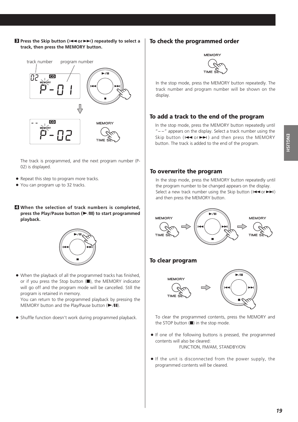 Teac MC-DX32I User Manual | Page 19 / 76