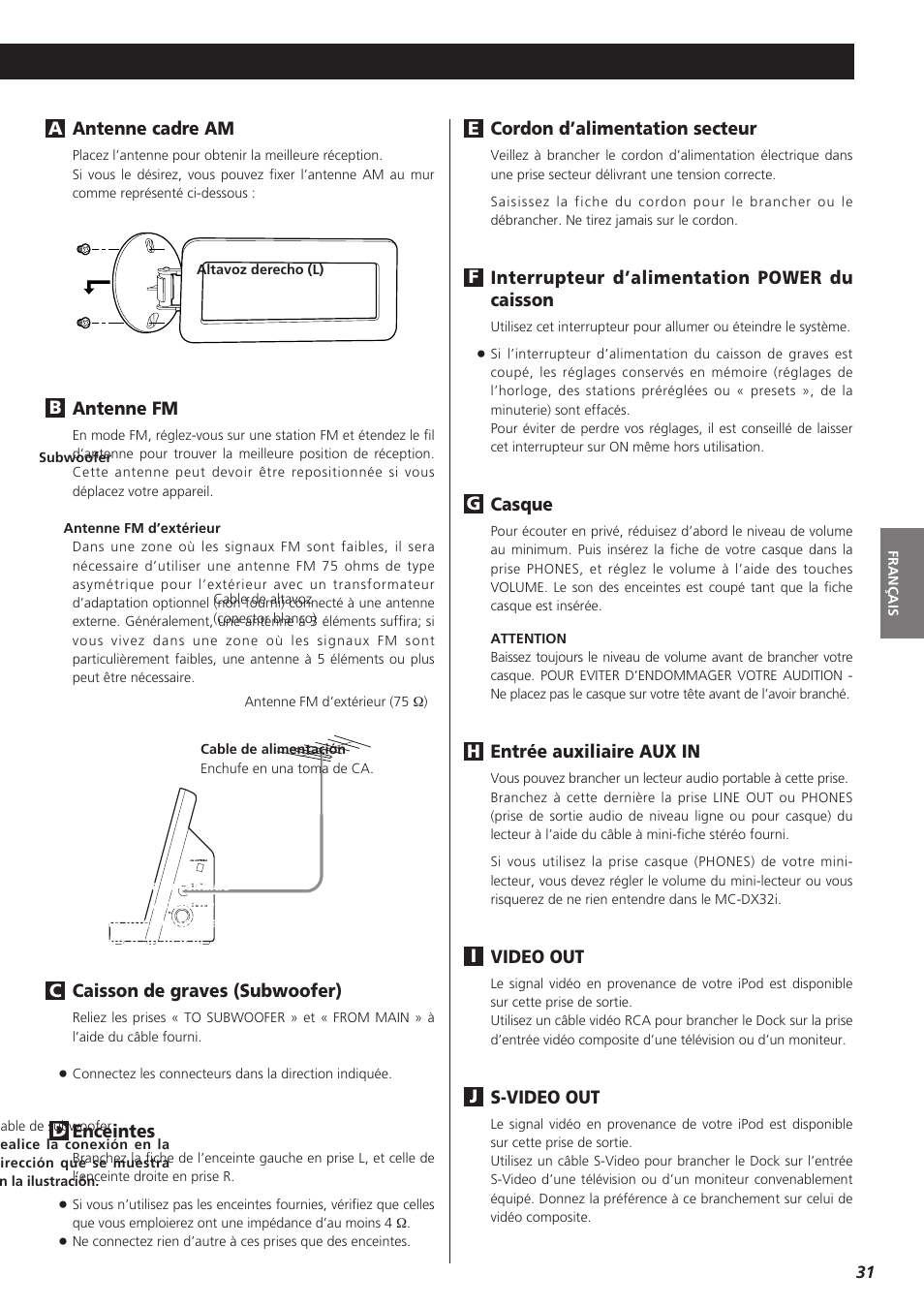 Teac MC-DX32I User Manual | Page 31 / 76