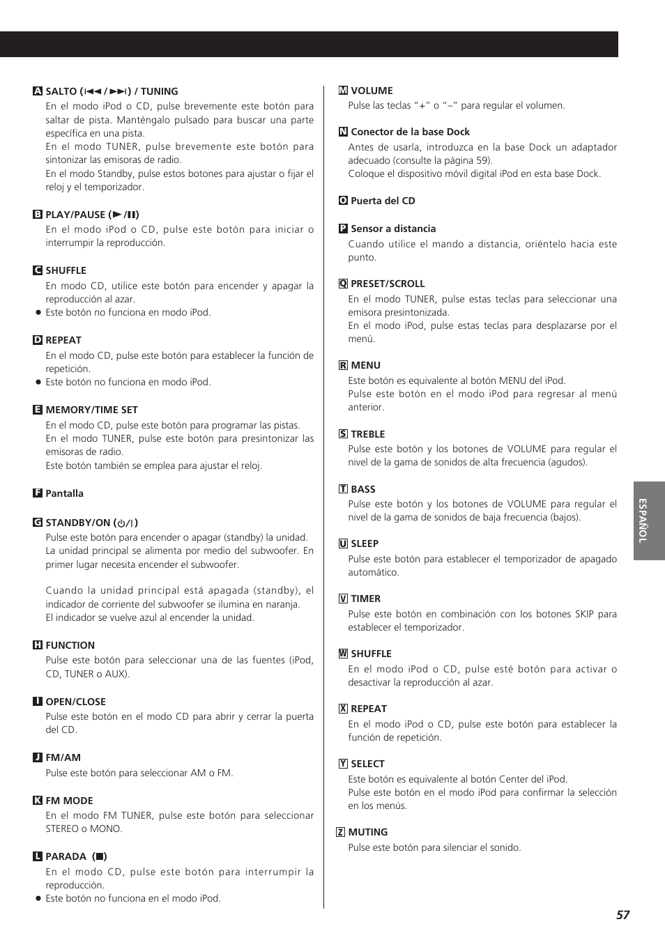 Teac MC-DX32I User Manual | Page 57 / 76