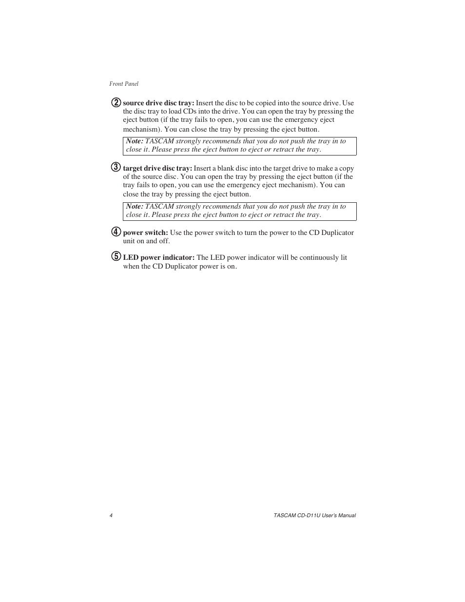 Teac CD-D11U User Manual | Page 12 / 32