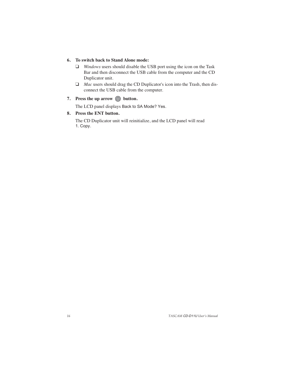 Teac CD-D11U User Manual | Page 24 / 32