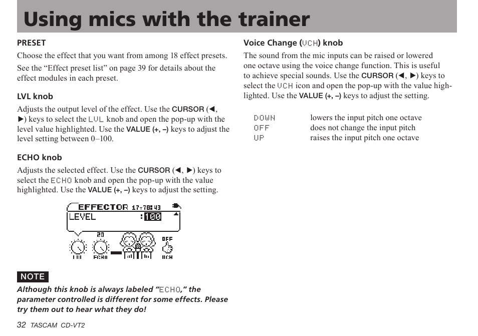 Teac CD-VT2 User Manual | Page 32 / 40