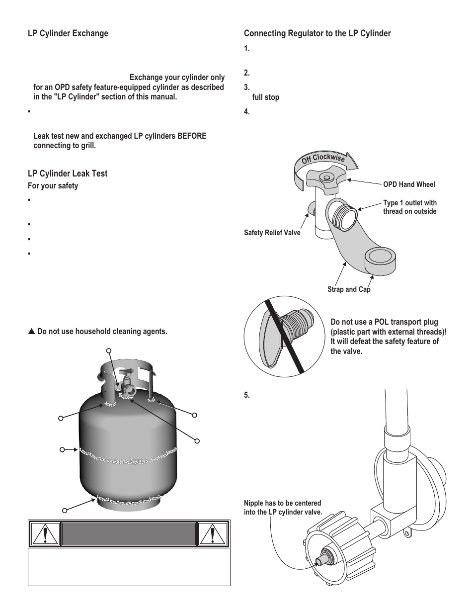 Warning | Char-Broil 463248208 User Manual | Page 5 / 32