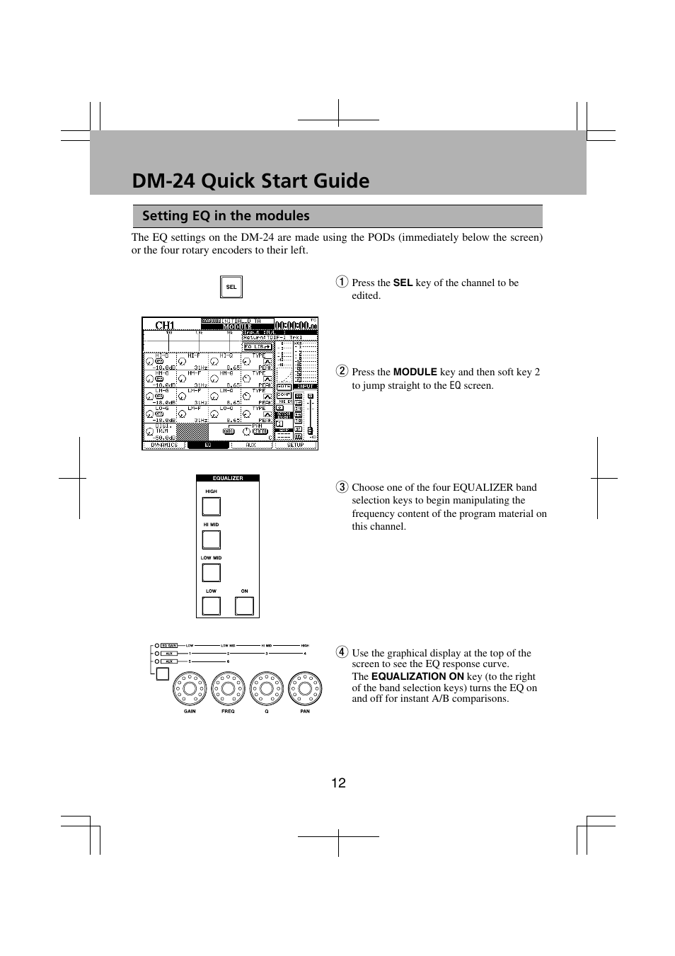 Dm-24 quick start guide | Teac DM-24 Quick Start User Manual | Page 12 / 16