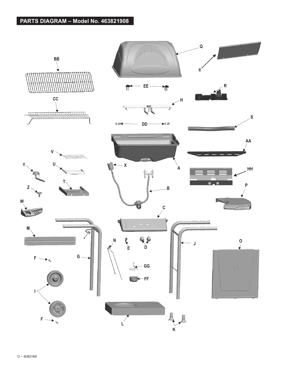 Char-Broil 463821908 User Manual | Page 12 / 28