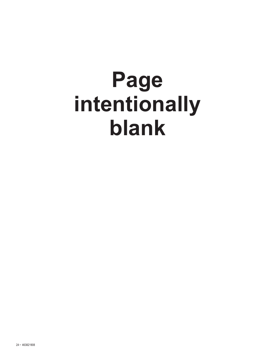 Page intentionally blank | Char-Broil 463821908 User Manual | Page 24 / 28