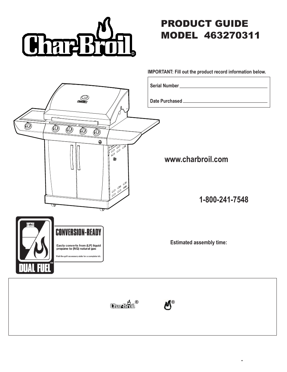 Char-Broil 463270311 User Manual | 32 pages