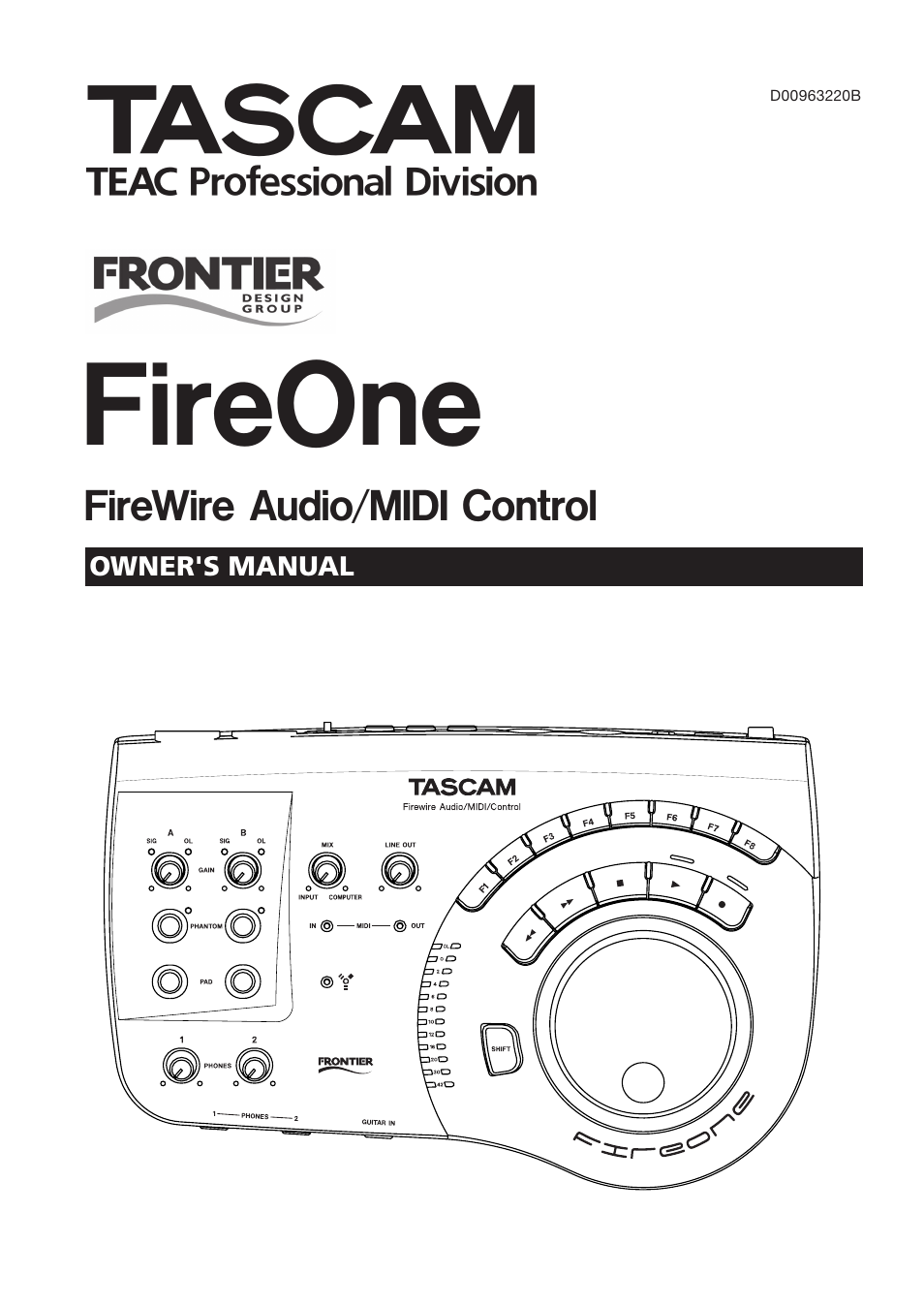 Teac FireOne User Manual | 24 pages