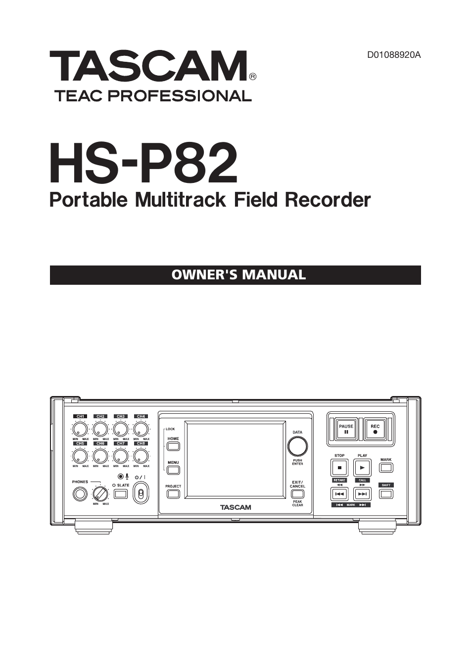 Teac HS-P82 User Manual | 64 pages