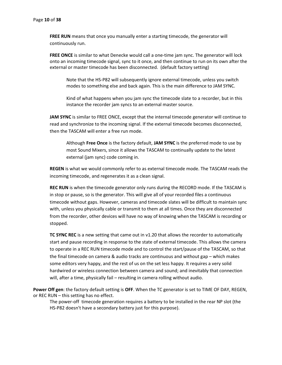 Teac HS-P82 Quick Start Guide User Manual | Page 10 / 38