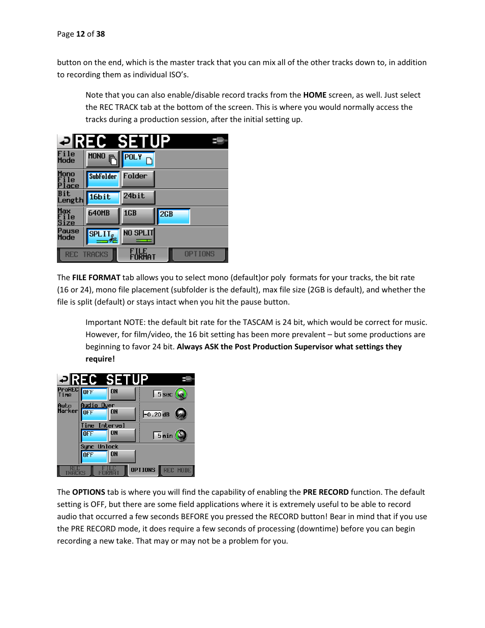 Teac HS-P82 Quick Start Guide User Manual | Page 12 / 38