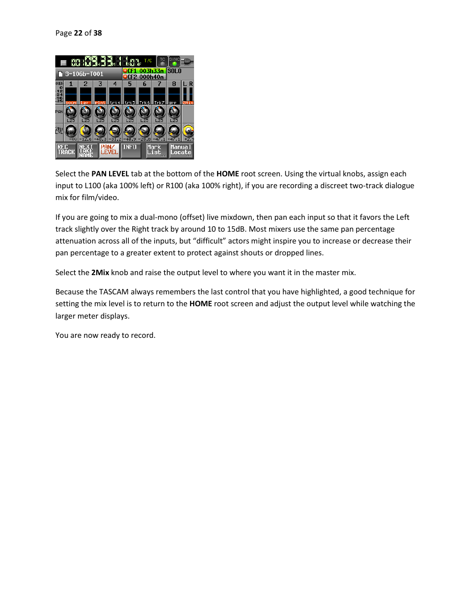 Teac HS-P82 Quick Start Guide User Manual | Page 22 / 38