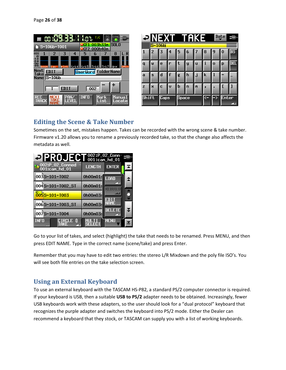 Teac HS-P82 Quick Start Guide User Manual | Page 26 / 38