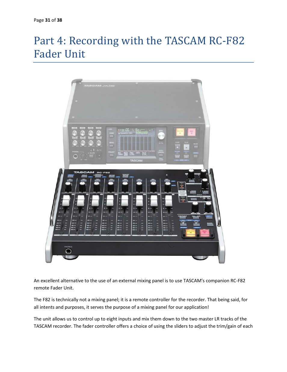 Teac HS-P82 Quick Start Guide User Manual | Page 31 / 38