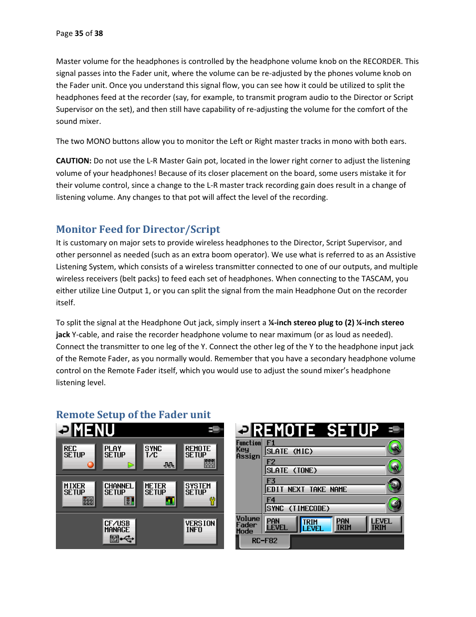 Teac HS-P82 Quick Start Guide User Manual | Page 35 / 38