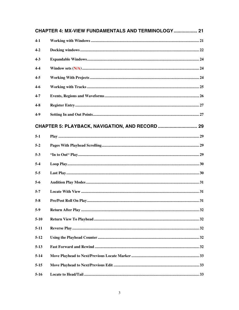 Teac MX-View Version 1.0b1 User Manual | Page 3 / 92