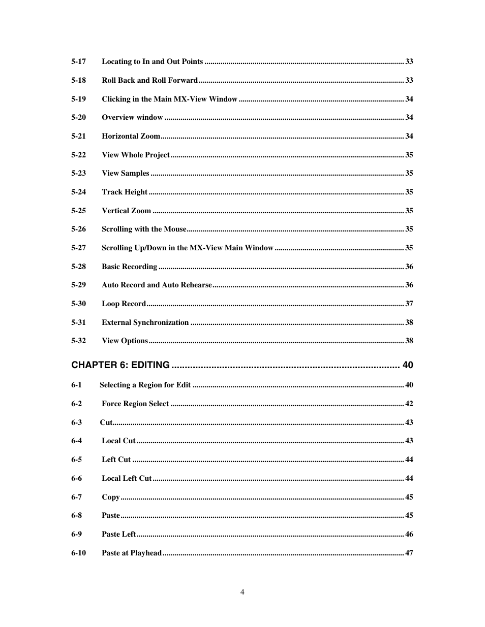 Teac MX-View Version 1.0b1 User Manual | Page 4 / 92