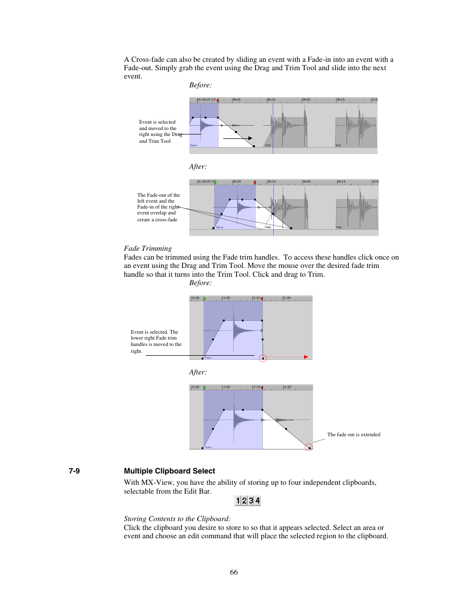 Multiple clipboard select | Teac MX-View Version 1.0b1 User Manual | Page 66 / 92