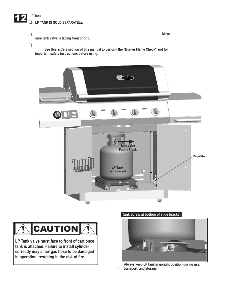 Caution | Char-Broil RED 463250308 User Manual | Page 23 / 32
