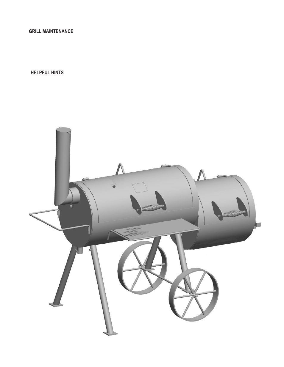 Char-Broil WILD WEST TRADITION 10201600 User Manual | Page 5 / 16