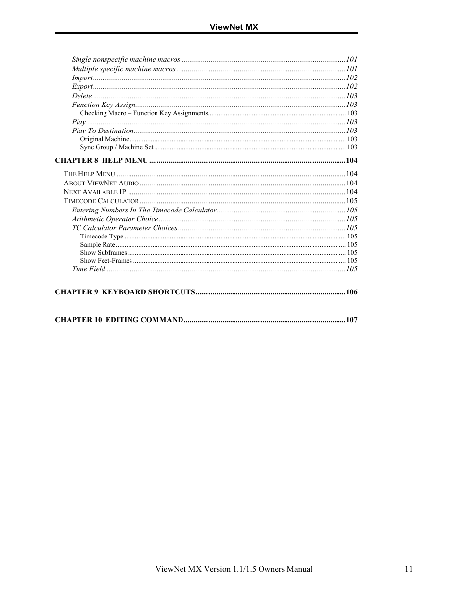 Teac MX-2424 v1.15 User Manual | Page 11 / 121