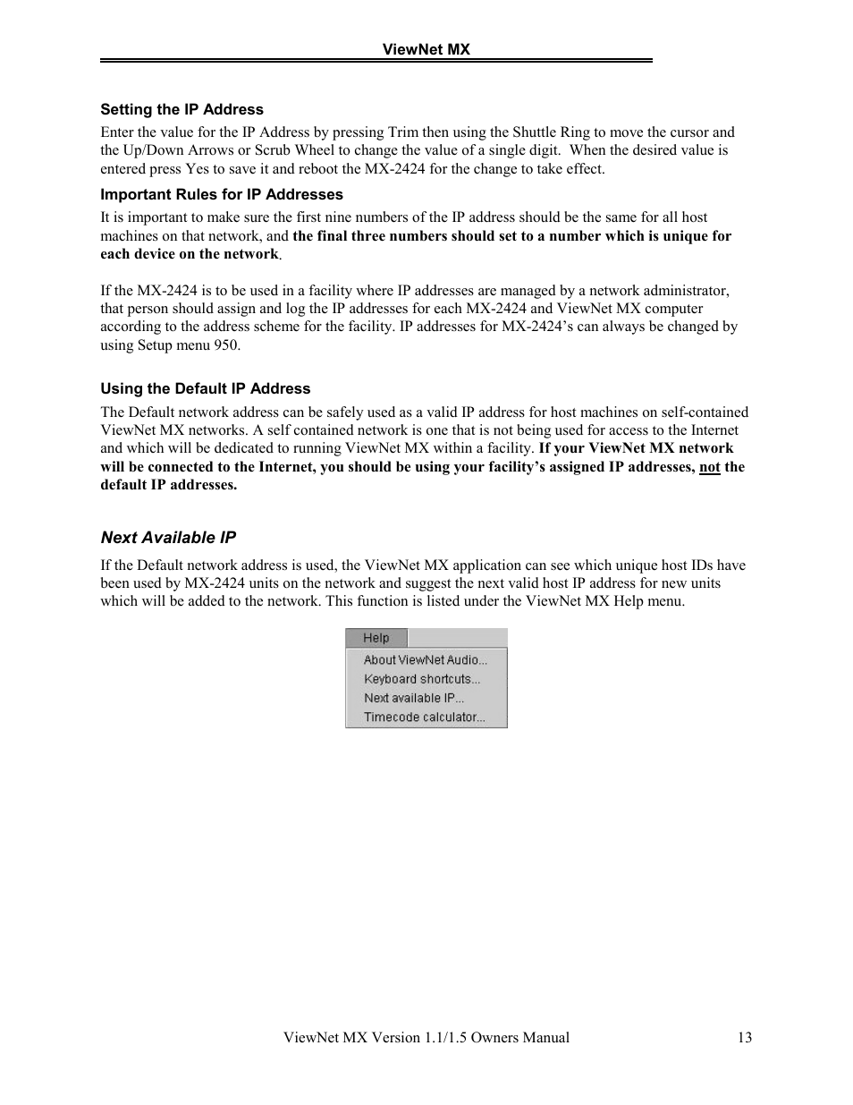 Teac MX-2424 v1.15 User Manual | Page 13 / 121