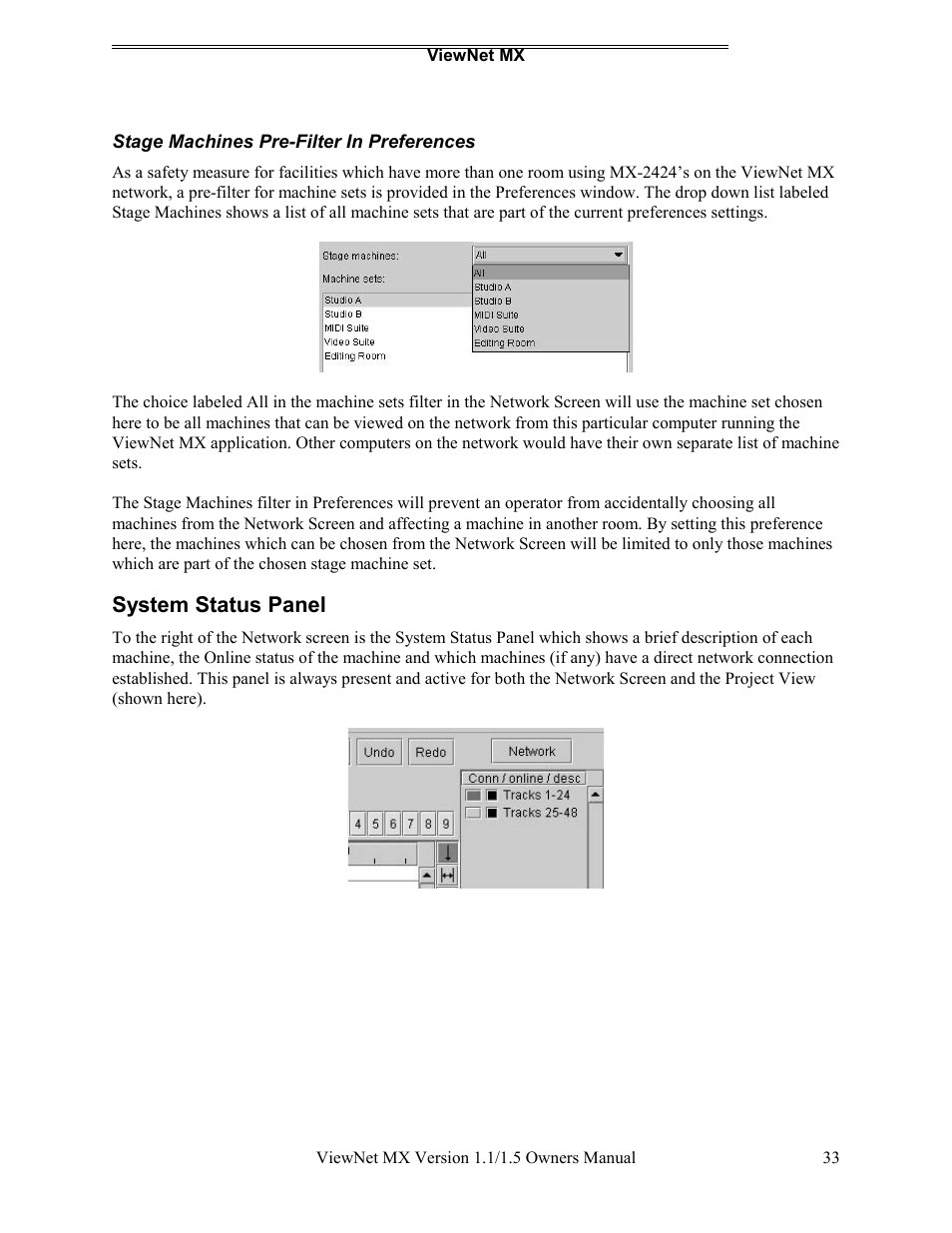 Teac MX-2424 v1.15 User Manual | Page 33 / 121