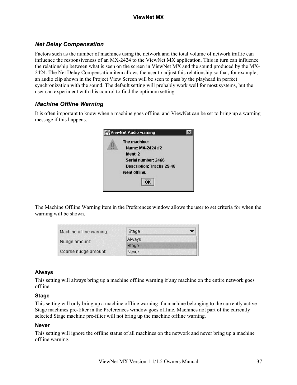 Teac MX-2424 v1.15 User Manual | Page 37 / 121