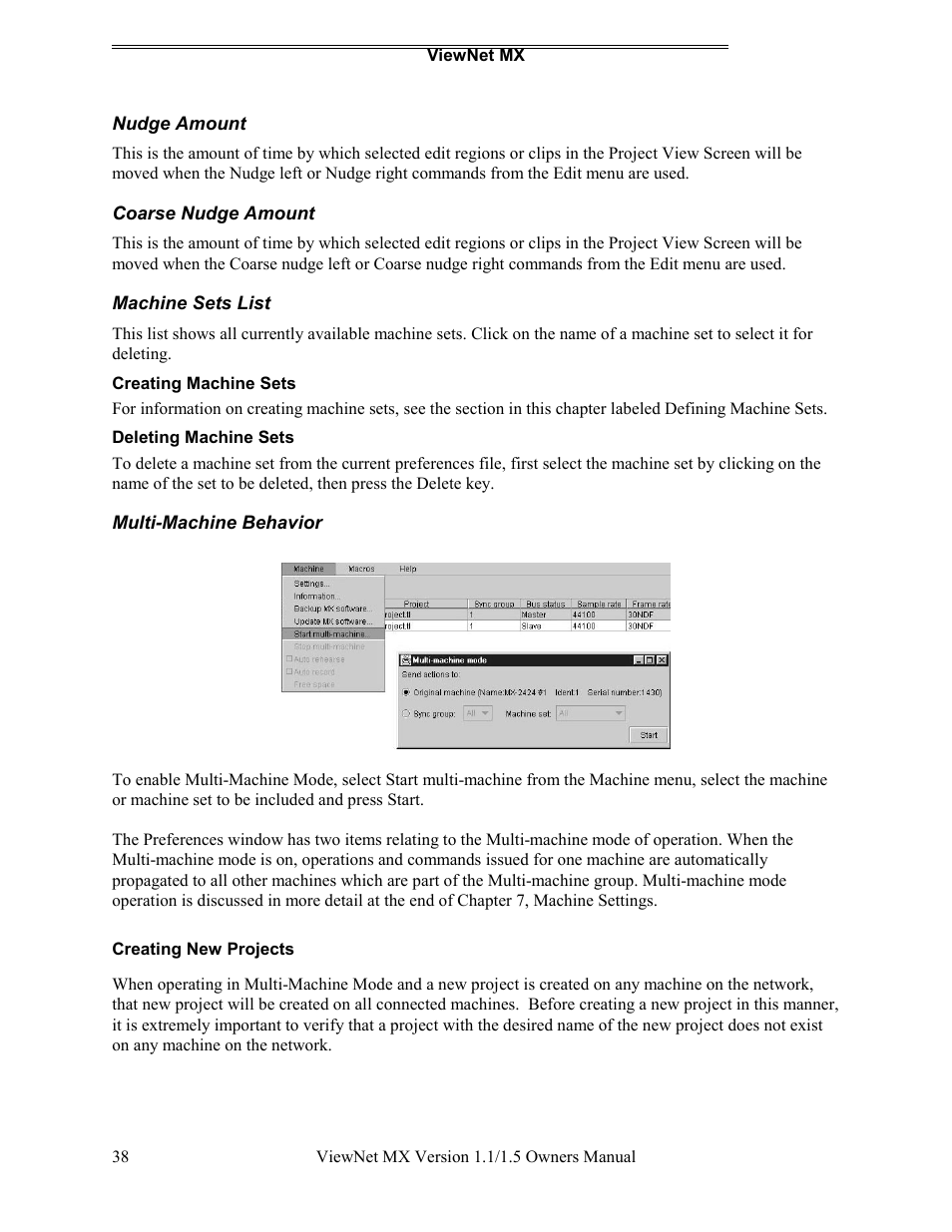 Teac MX-2424 v1.15 User Manual | Page 38 / 121