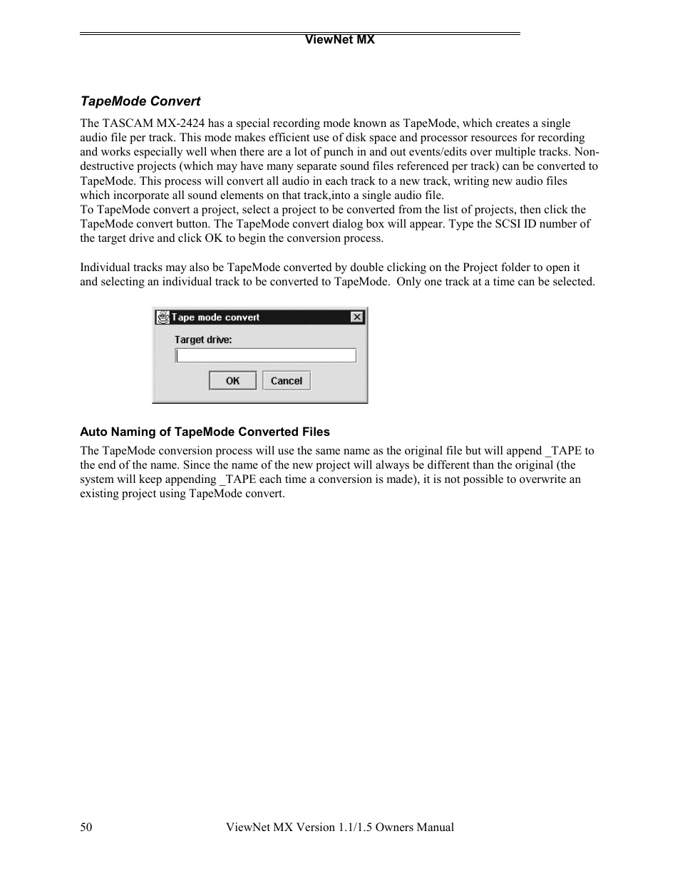 Teac MX-2424 v1.15 User Manual | Page 50 / 121