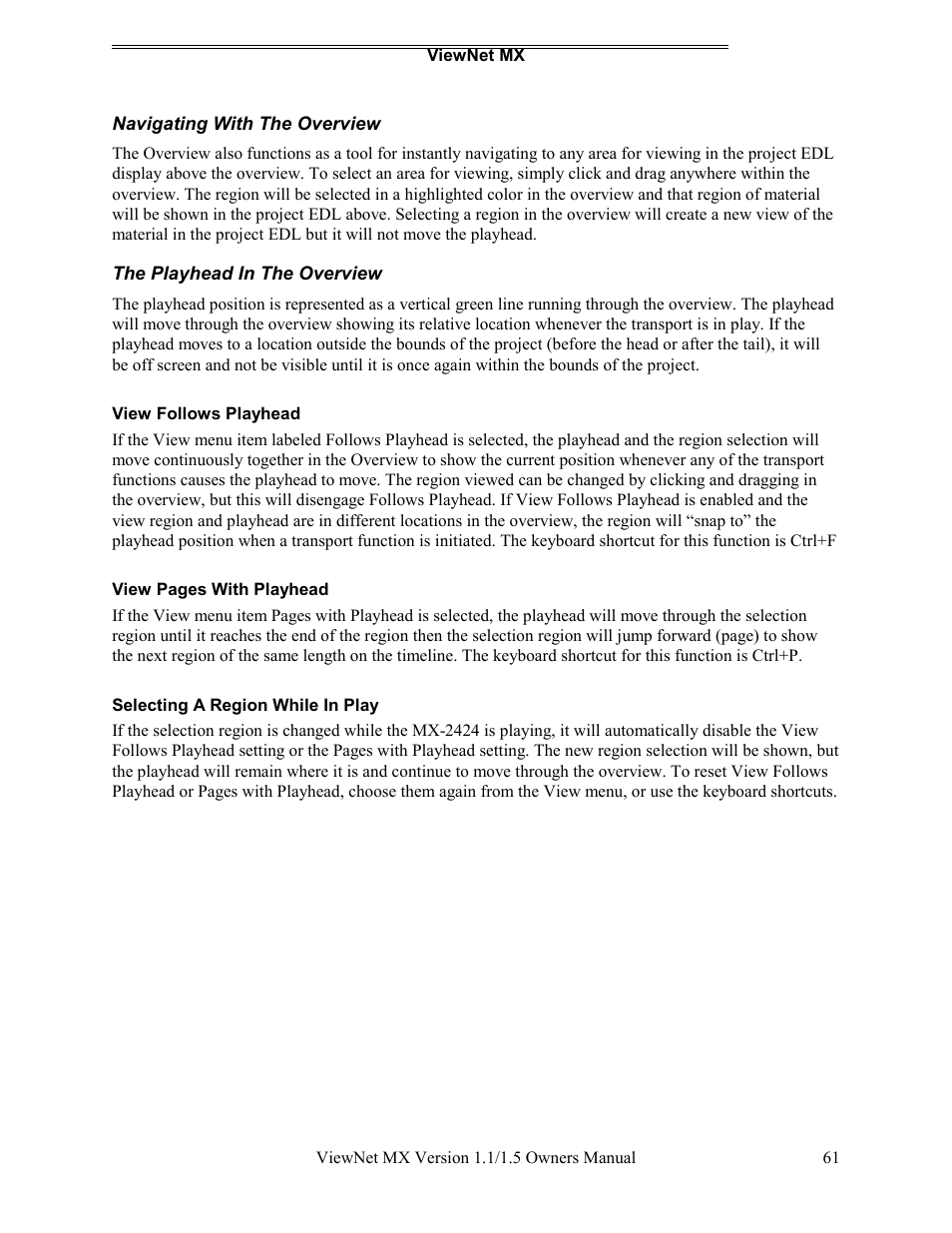 Teac MX-2424 v1.15 User Manual | Page 61 / 121