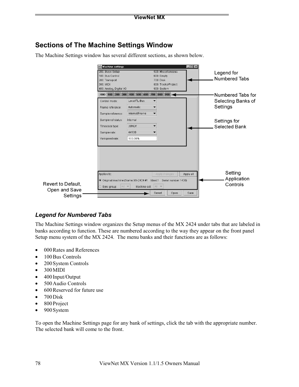 Teac MX-2424 v1.15 User Manual | Page 78 / 121