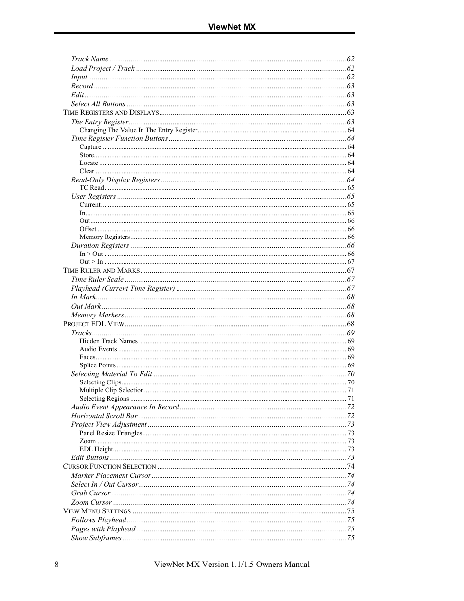 Teac MX-2424 v1.15 User Manual | Page 8 / 121